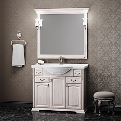Opadiris Зеркало для ванной Риспекто 100 Weiss – фотография-3